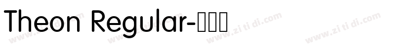 Theon Regular字体转换 Theon Regular字体转换